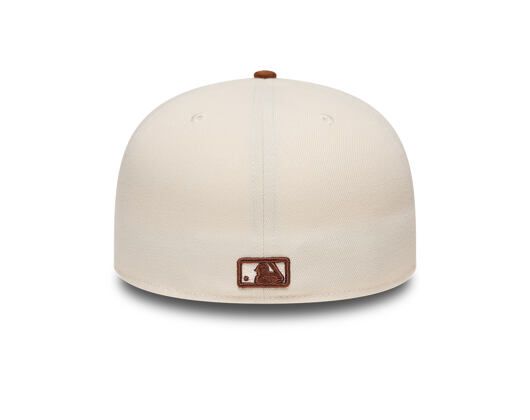 Kšiltovka New Era - MLB League Essential 59FIFTY - NY Yankees - Cream / Deep Auburn