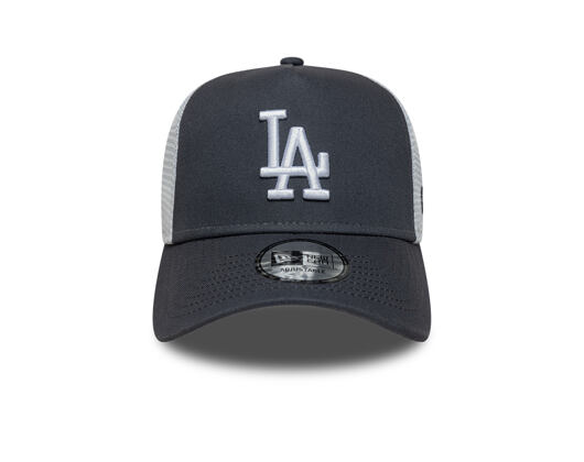 Kšiltovka New Era - MLB Essential 9FORTY A-Frame Trucker - LA Dodgers - Dark Concrete