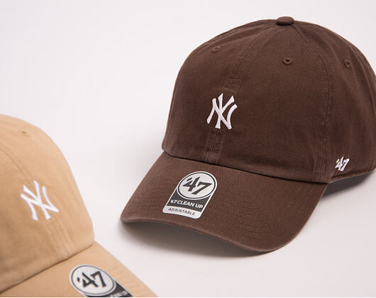 Kšiltovka 47 Brand MLB Clean Up Base Runner - NY Yankees - Brown
