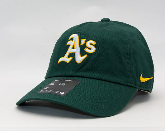 Kšiltovka Nike - Primetime Club - MLB - Oakland Athletics Pro - Green