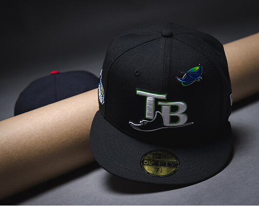 Kšiltovka New Era - MLB IMAGE DROP 59FIFTY - Tampa Bay Rays - Black