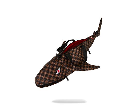 Taška Sprayground - Sharks In Paris Wtf Bubble Brown Check Shark Duffle
