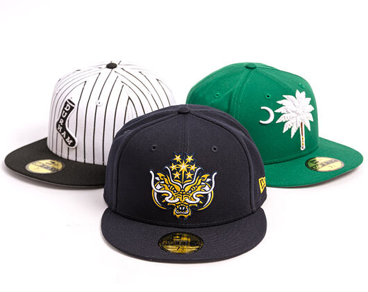 Kšiltovka New Era - MiLB Theme Nights 59FIFTY - Durham Bulls - Gold Crest - Navy