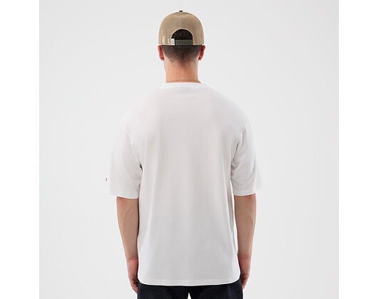 Triko New Era - Branded Beach Graphic Oversized Tee - White