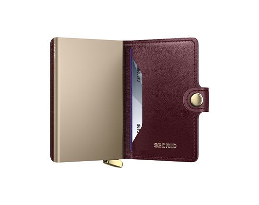 Peněženka Secrid - Miniwallet Emboss Diamond Premium - Bordeaux