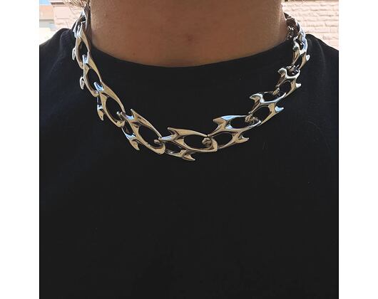 Řetízek Fainz - Ornament Choker - Silver