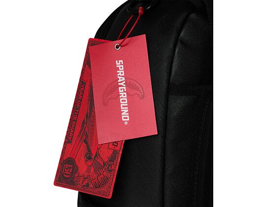 Batoh Sprayground - Shark Central Black Embroidered Shark Backpack