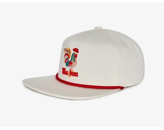 Kšiltovka Malbon - Rooster Snapback - Cream