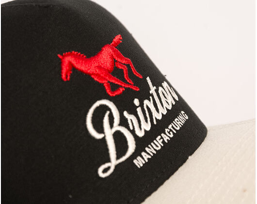 Kšiltovka Brixton - Leisure Snapback - Black/White Cap