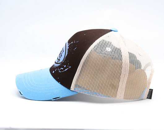 Kšiltovka Von Dutch - Baseball - Print & Embroidery - Black / Light Blue