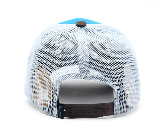 Kšiltovka Von Dutch - Baseball - Print & Embroidery - Light Blue / Brown