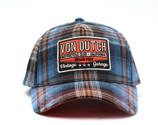 Kšiltovka Von Dutch - Baseball - Checkered Patch - Navy