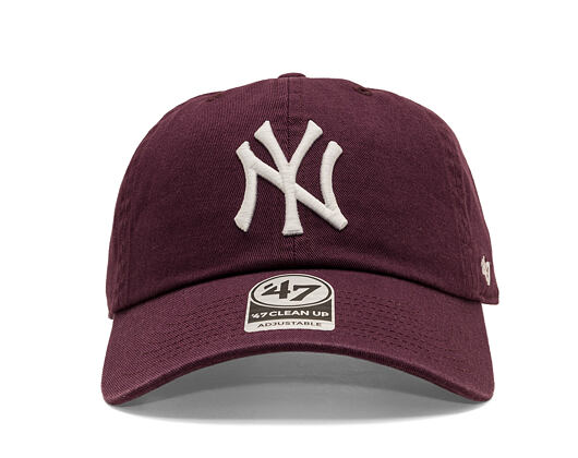 Kšiltovka '47 Brand - MLB Clean Up - NY Yankees - Plum