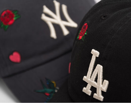 Kšiltovka '47 Brand - MLB Multi Scatter CLEAN UP - LA Dodgers - Black