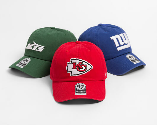 Kšiltovka '47 Brand - NFL CLEAN UP - Kansas City Chiefs - Red
