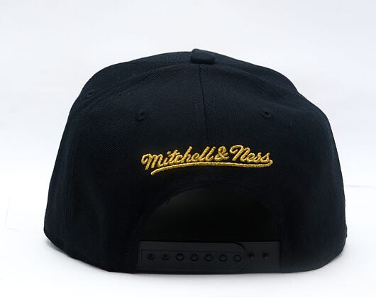 Kšiltovka Mitchell & Ness - NHL Black And Gold Pro Snapback - Chicago Blackhawks - Black