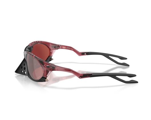 Brýle Oakley Plantaris Transparent Iron Red/PRIZM Snow Black