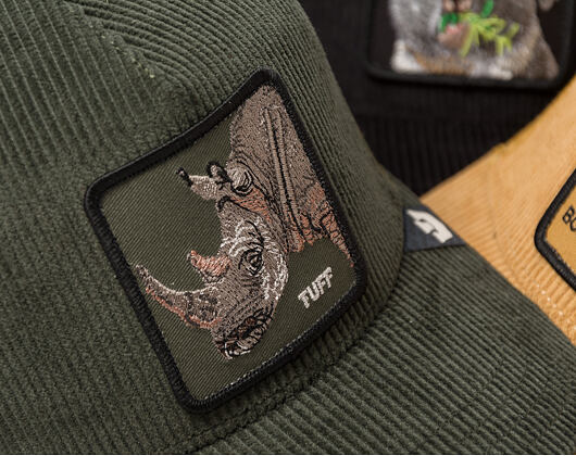 Kšiltovka Goorin - Corduroy Tuff - Rhino - Palm