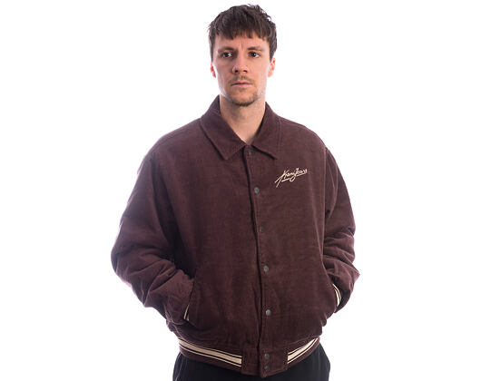 Bunda Karl Kani - Kani Jeans Corduroy Oversized College Jacket - Brown