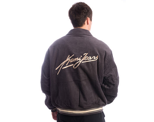 Bunda Karl Kani - Kani Jeans Corduroy Oversized College Jacket - Grey