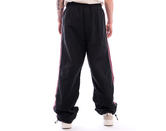 Kalhoty Karl Kani - Signature Sidestripe Baggy Trackpants - Black
