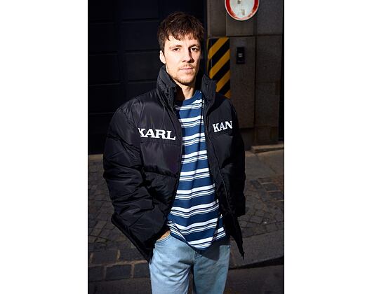 Péřová Bunda Karl Kani Retro Essential Puffer Jacket black