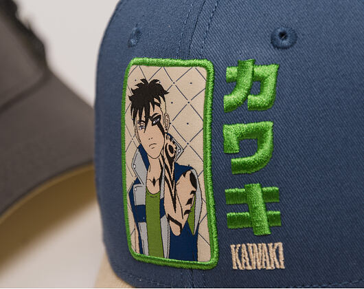 Kšiltovka Capslab - Boruto A-Frame - Kawaki - Blue / Beige Corduroy