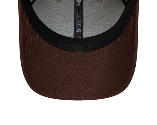 Kšiltovka New Era - Branded Wordmark 9FORTY M-CROWN - Camel / Chestnut Brown