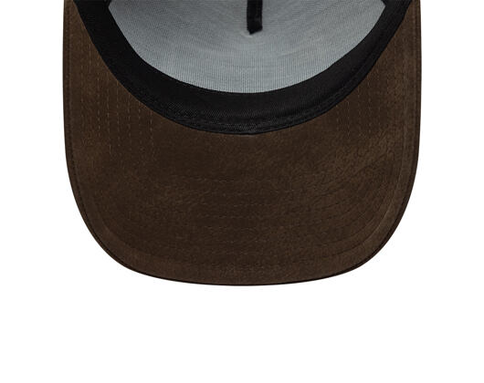 Kšiltovka New Era - Branded Moto Patch Pu 9FORTY A-Frame - Chestnut Brown