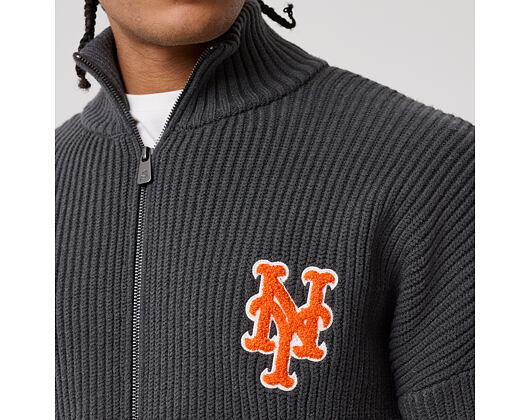 Svetr New Era - MLB Zip Knitwear - NY Mets - Steel