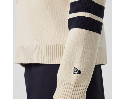 Svetr New Era - MLB Knit Cardigan - NY Yankees - Cream