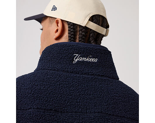 Bunda New Era - MLB Sherpa Jacket - NY Yankees - Navy
