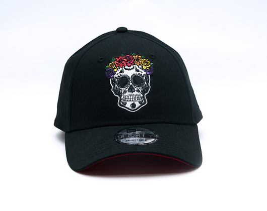 Kšiltovka New Era - Branded Skull Pack 9FORTY - Black / Red UV