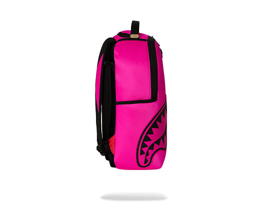 Batoh Sprayground - Shark Central White Stencil Shark Pink Nylon Backpack