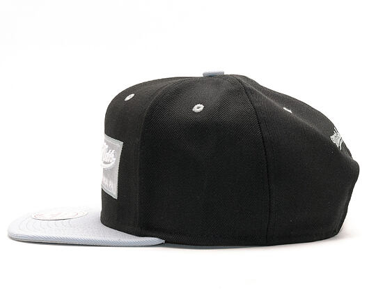 Kšiltovka Mitchell & Ness 2 Tone Label Black/Grey Snapback