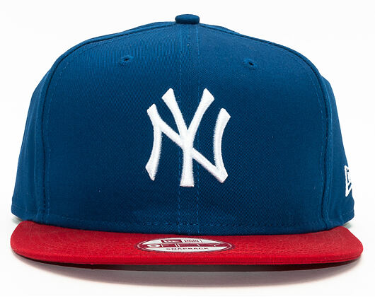 Kšiltovka New Era 9FIFTY Cotton Block New York Yankees Snapback Light Royal / Scarlet