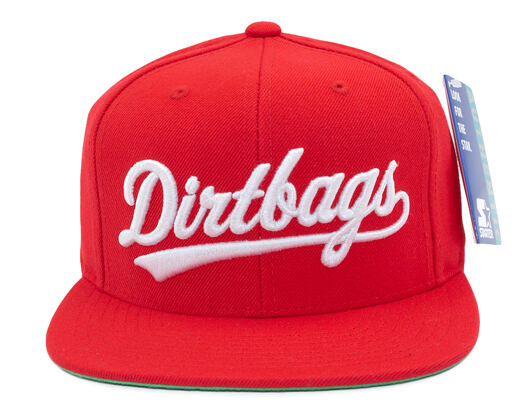 Kšiltovka HUF Script Dirtbag Starter Snapback Red