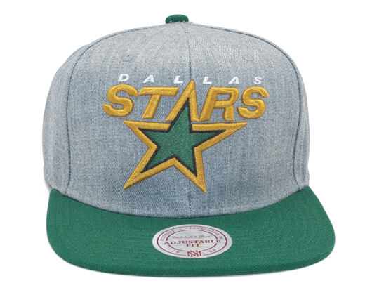 Kšiltovka Mitchell & Ness Dallas Stars Team Pop Green Velcro