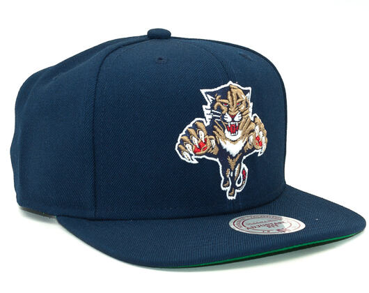 Kšiltovka Mitchell & Ness Florida Panthers Wool Solid Navy Snapback