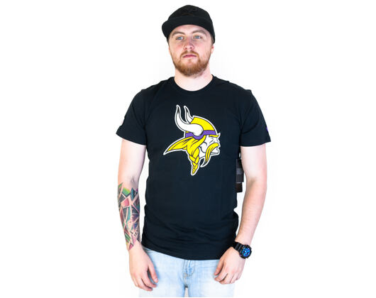 Triko New Era NFL Team Logo Minnesota Vikings Black