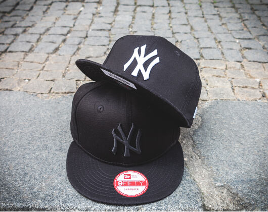 Kšiltovka New Era 9FIFTY MLB New York Yankees Snapback Black / Optic White