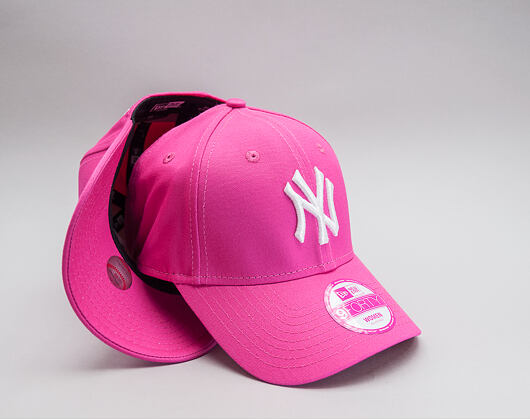 Dámská Kšiltovka New Era Fashion Essential New York Yankees Pink/White 9FORTY Strapback