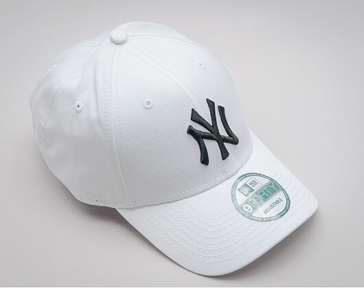 Kšiltovka New Era 9FORTY MLB League Basic New York Yankees - White / Black