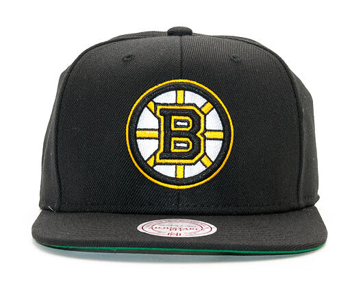 Kšiltovka Mitchell & Ness Solid Team Colour Boston Bruins Snapback