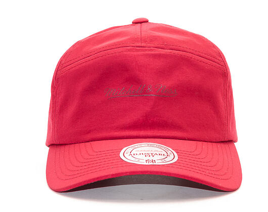 Kšiltovka Mitchell & Ness Warm Up Hybrid Brand Burgundy Strapback