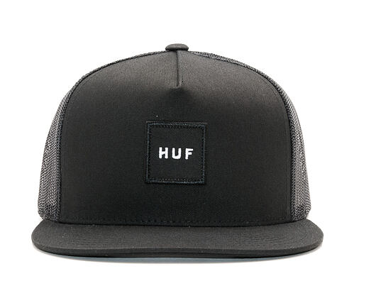 Kšiltovka HUF Box Logo Trucker Black Snapback
