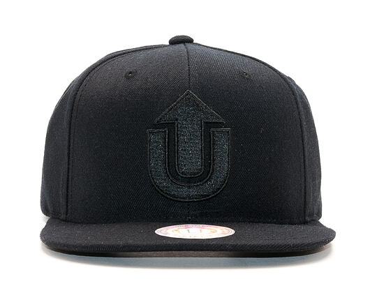 Kšiltovka UPFRONT Logo FV Black/Black Snapback