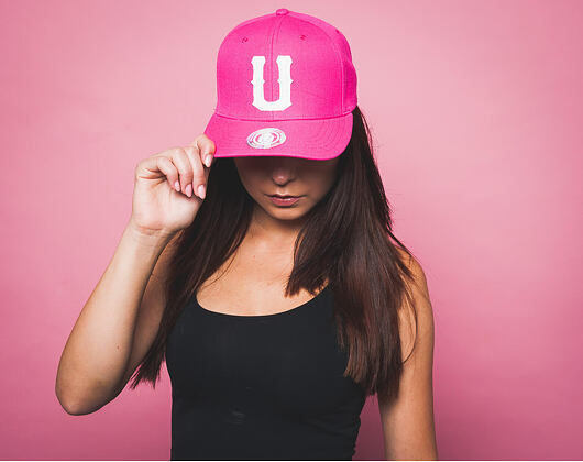 Kšiltovka UPFRONT United Baseball Dark Pink Snapback