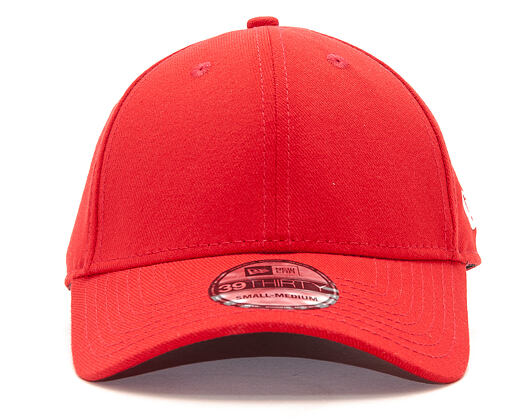 Kšiltovka New Era Basic Flag 39thirty Scarlet/White Stretchfit