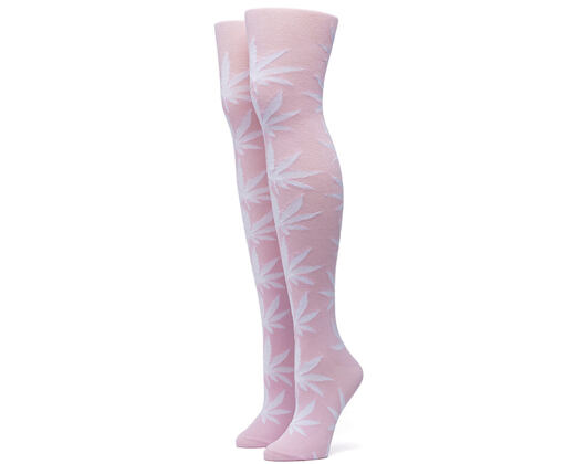 Vysoké Ponožky HUF Plantlife Thigh High Pink